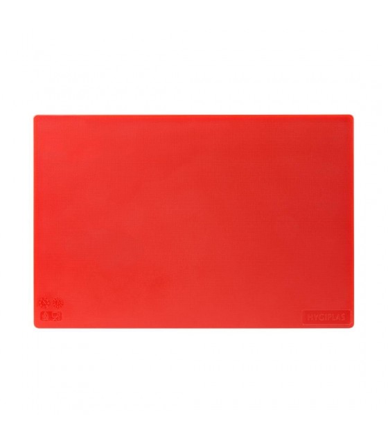 PLANCHE A DECOUPER ANTIBACTERIENNE BASSE DENSITE ROUGE 450X300X10MM dans PLANCHES A DECOUPER