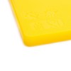 PLANCHE A DECOUPER ANTIBACTERIENNE BASSE DENSITE JAUNE 450X300X10MM dans PLANCHES A DECOUPER