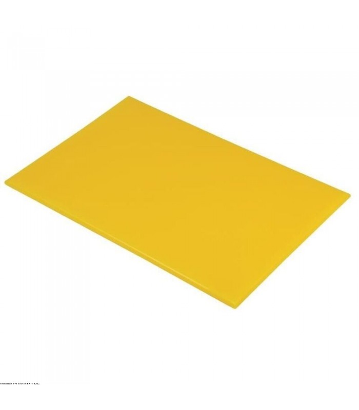 PLANCHE A DECOUPER CODE COULEUR : JAUNE TAILLE 45 * 30 * 1.25 CM  HYGI dans PLANCHES A DECOUPER