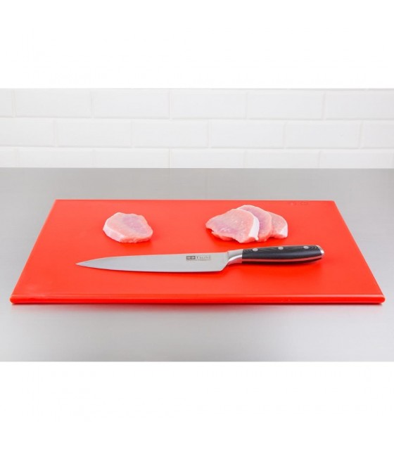 PLANCHE A DECOUPER CODE COULEUR : ROUGE TAILLE 45 * 30 * 1.25 CM  HYGI dans PLANCHES A DECOUPER