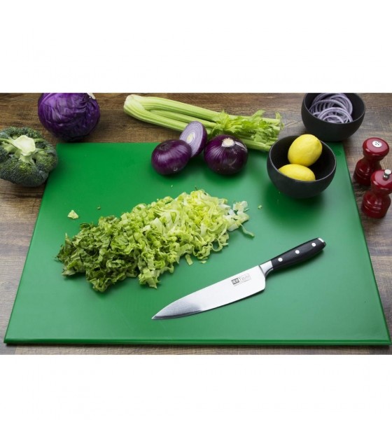 PLANCHE A DECOUPER CODE COULEUR : VERTE TAILLE 60 * 45 * 1.25 CM  HYGI dans PLANCHES A DECOUPER