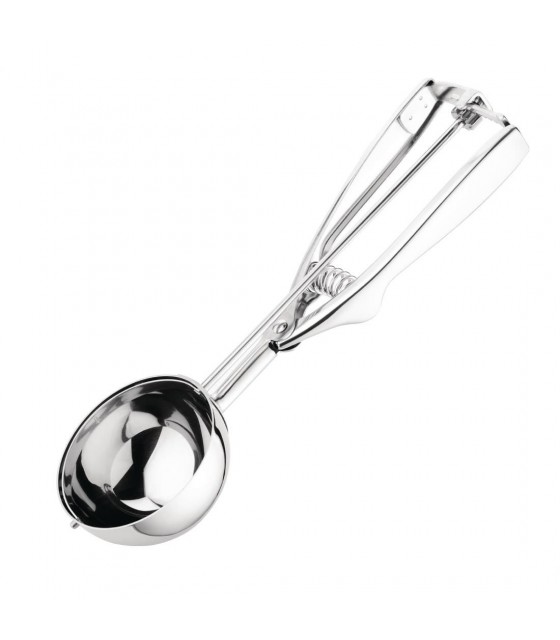 PORTIONNEUSE A GLACE EN INOX 1/8 DE LT 125ML Ø74 MM  CUISIMAT dans PORTIONNEUSES GLACE