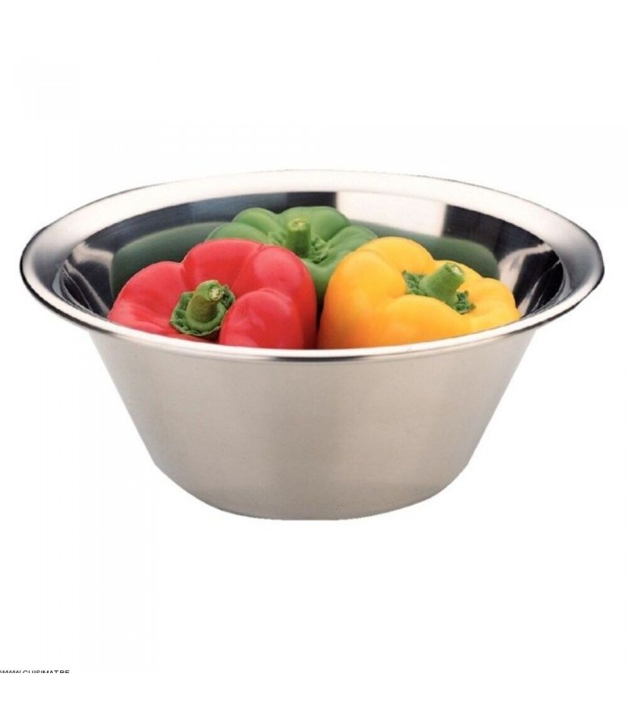 RECIPIENT CONIQUE Ø 30CM, 5 LITRE INOX CUISIMAT dans BASSINES INOX ET POLYPROPYLENE