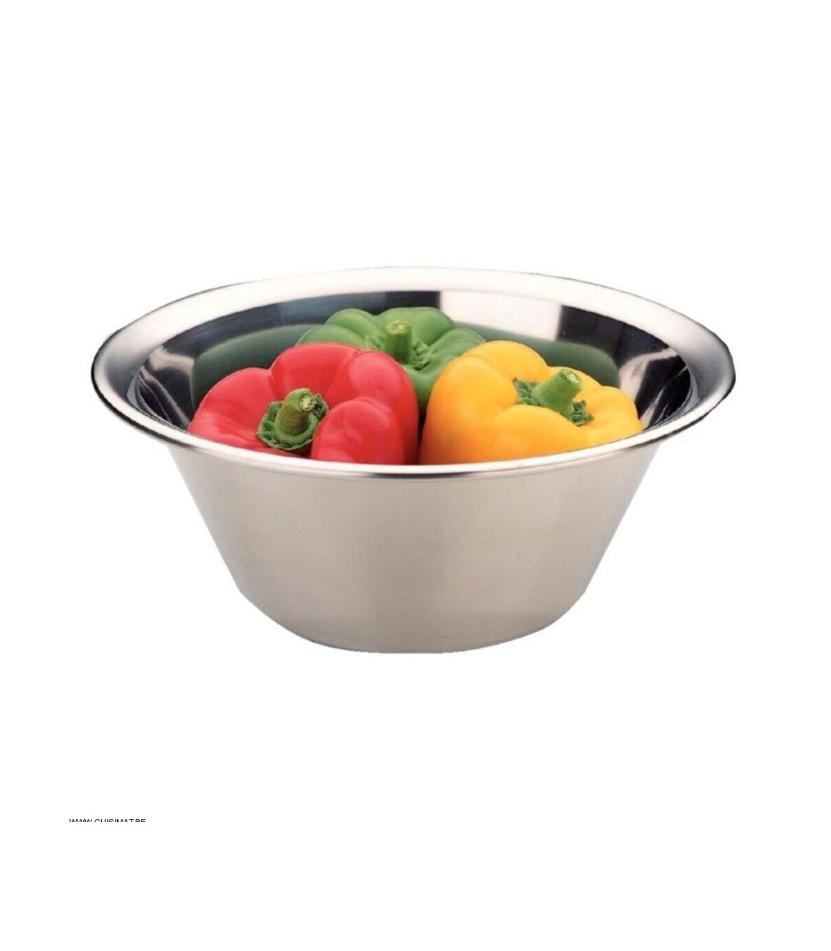 RECIPIENT CONIQUE Ø 30CM, 5 LITRE INOX CUISIMAT dans BASSINES INOX ET POLYPROPYLENE