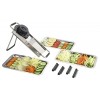 MANDOLINE DU CHEF INOX POUSSOIR SEC TELLIER dans MANDOLINES