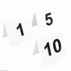 NUMEROS DE TABLE EN PLASTIQUE 1-10 CUISIMAT dans SUPPORTS DE PRESENTATION