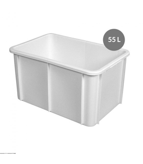 BAC RECTANGULAIRE 55LT BLANC GILAC dans BAC DE TRANSPORT