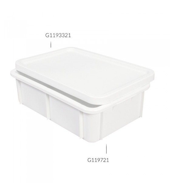 BAC RECTANGULAIRE 25LT BLANC GILAC dans BAC DE TRANSPORT