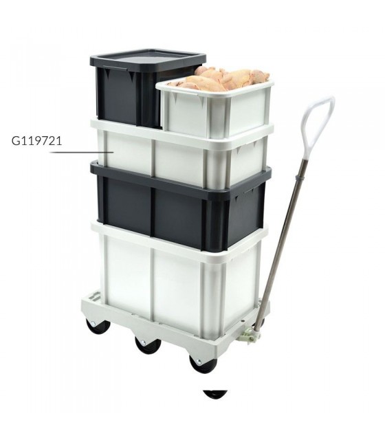 BAC RECTANGULAIRE 25LT BLANC GILAC dans BAC DE TRANSPORT