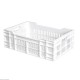 CAISSE 600X400 AJOUREE 40LT BLANC GILAC