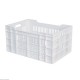 CAISSE 600X400 AJOUREE 60LT BLANC GILAC