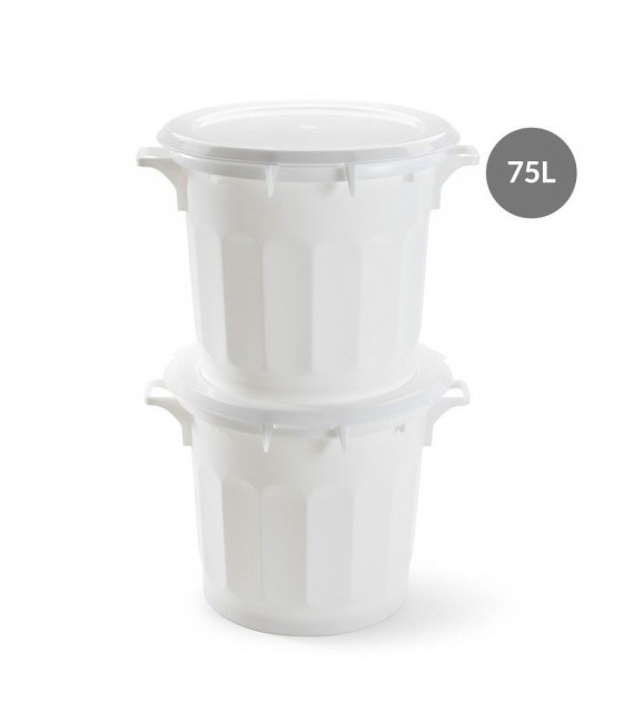 CONTENEUR 75LT BLANC GILAC dans BAC DE TRANSPORT