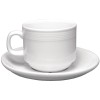 SOUS-TASSE A CAFE PRIX PAR 12 PCS  OLYMPIA LINEAR PORCELAINE dans OLYMPIA