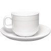 TASSE A CAFE 21 CL EMPILABLE PRIX PAR 12 PCS  OLYMPIA LINEAR PORCELAINE dans OLYMPIA