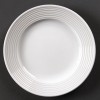 ASSIETTE A BORD LARGE Ø 20 CM PRIX PAR 12 PCS  OLYMPIA LINEAR PORCELAINE dans OLYMPIA