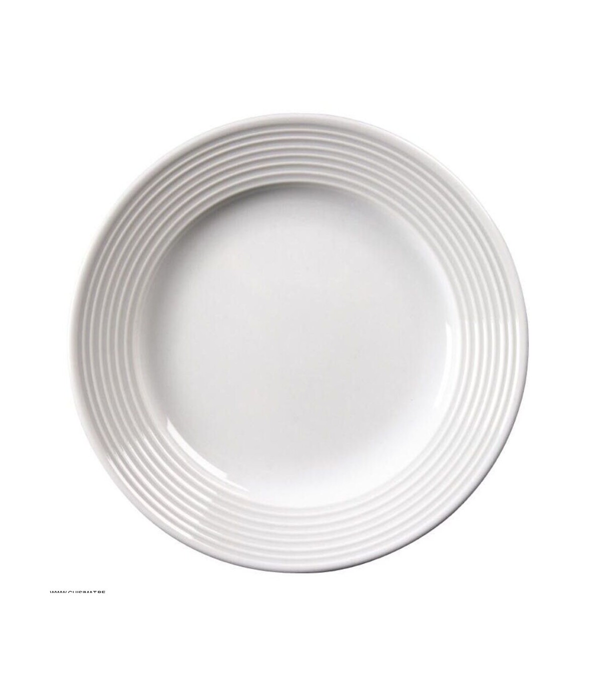 ASSIETTE A BORD LARGE Ø 31 CM PRIX PAR 6 PCS  OLYMPIA LINEAR PORCELAINE dans OLYMPIA