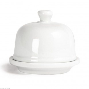 EOL  RAVIER A BEURRE AVEC COUVERCLE PAR 6 PIECES  OLYMPIA PORCELAINE dans OLYMPIA