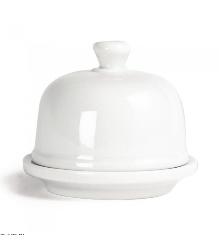 EOL  RAVIER A BEURRE AVEC COUVERCLE PAR 6 PIECES  OLYMPIA PORCELAINE dans OLYMPIA