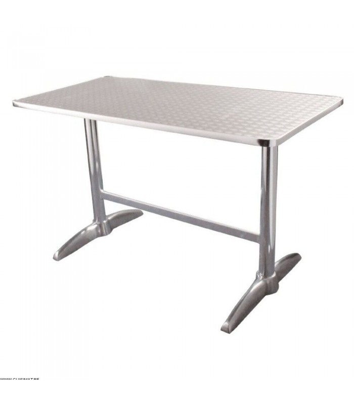 TABLE ALUMINIUM 120*60CM dans TABLE EN ALUMINIUM ET INOX