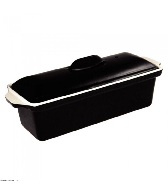 TERRINE A PATE NOIR MAT 320*89(H)MM VOGUE dans CASSEROLES