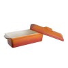 TERRINE A PATE ORANGE 320 * 89 (H)  VOGUE dans CASSEROLES