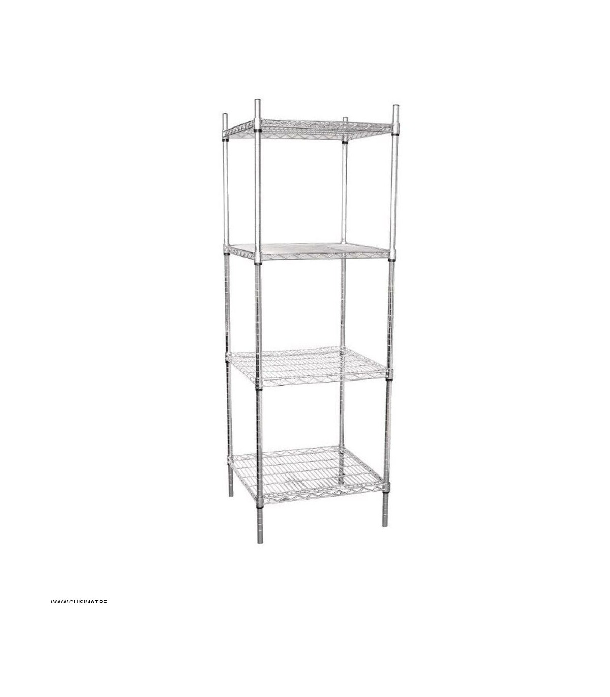 TOUR DE RANGEMENT 4 NIVEAUX 183X61X61CM CUISIMAT dans ETAGERE CHAMBRE FROIDE