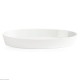 PLAT A FOUR OVALE 19.5CM OLYMPIA BLANC PAR 6 PIECES  OLYMPIA PORCELAIN