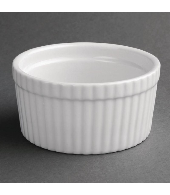 PLATS A SOUFFLE Ø105MM PAR 6 PIECES  OLYMPIA PORCELAINE dans OLYMPIA