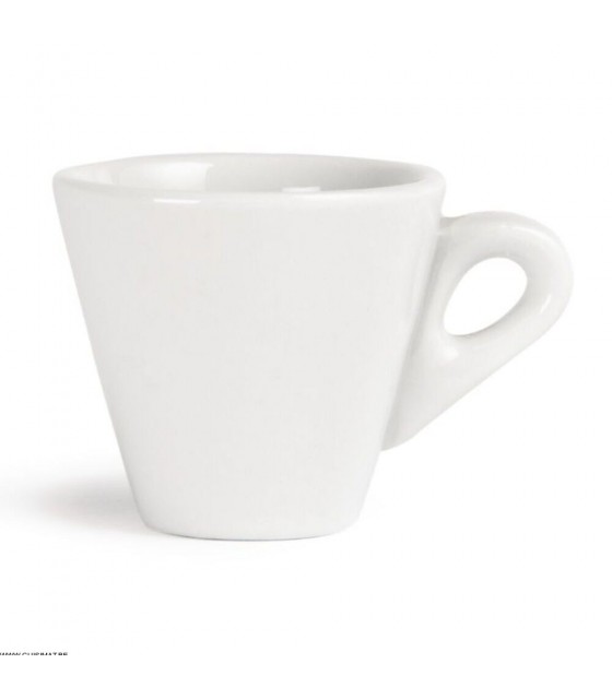 TASSE A CAFE EXPRESSO INCLINEE OLYMPIA BLANC 9 CL  OLYMPIA PORCELAINE dans OLYMPIA
