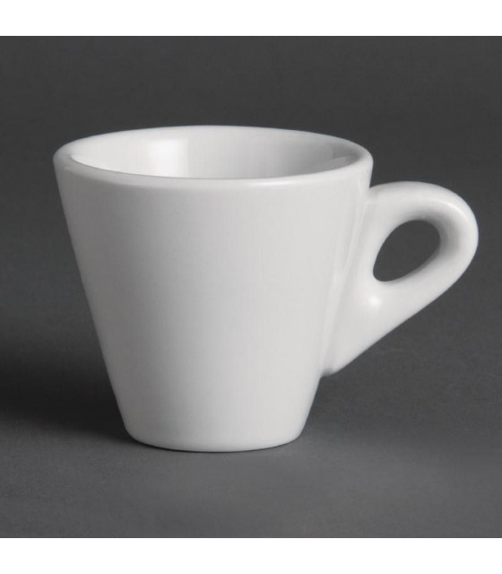 TASSE A CAFE EXPRESSO INCLINEE OLYMPIA BLANC 9 CL  OLYMPIA PORCELAINE dans OLYMPIA