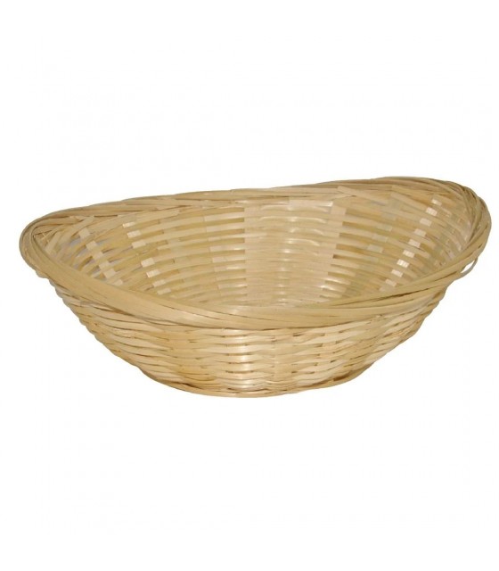 PANIER CORBEILLE EN OSIER OVALE 22*17CM PAR 6 PIECES CUISIMAT dans PRESENTATION