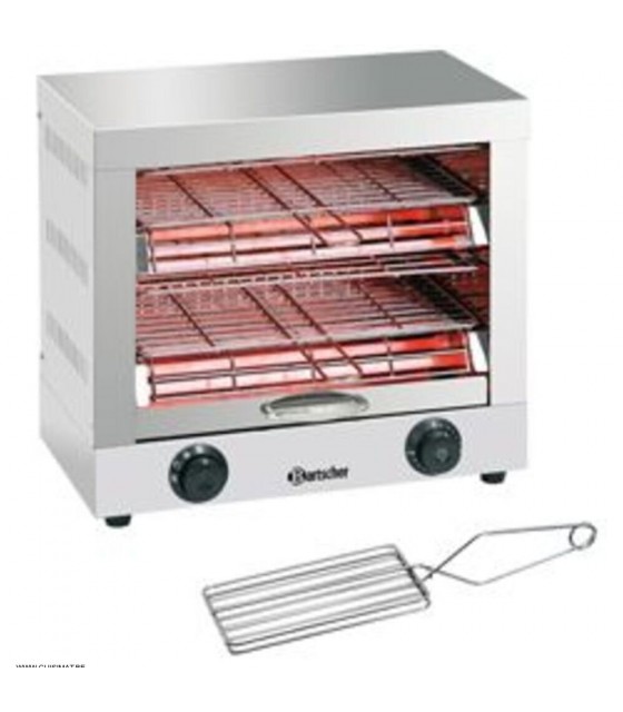 TOASTER GRILL QUARTZ DOUBLE BARTSCHER dans SALAMANDRE