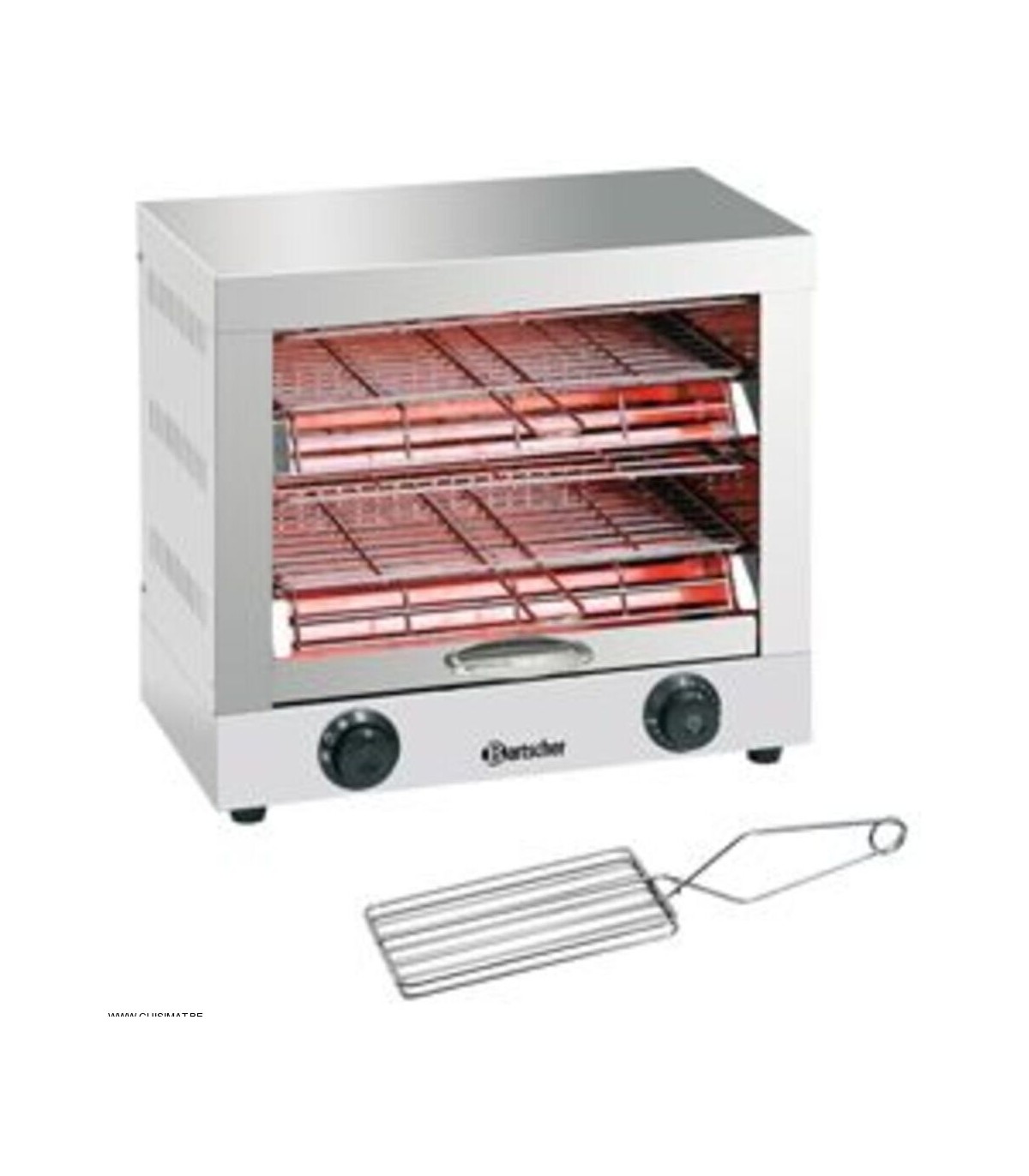 TOASTER GRILL QUARTZ DOUBLE BARTSCHER dans SALAMANDRE