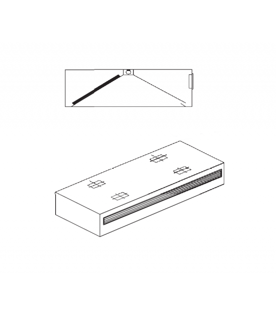 HOTTE MURALE INDUCTION-COMPENSATION 320CM DIAMOND dans HOTTE