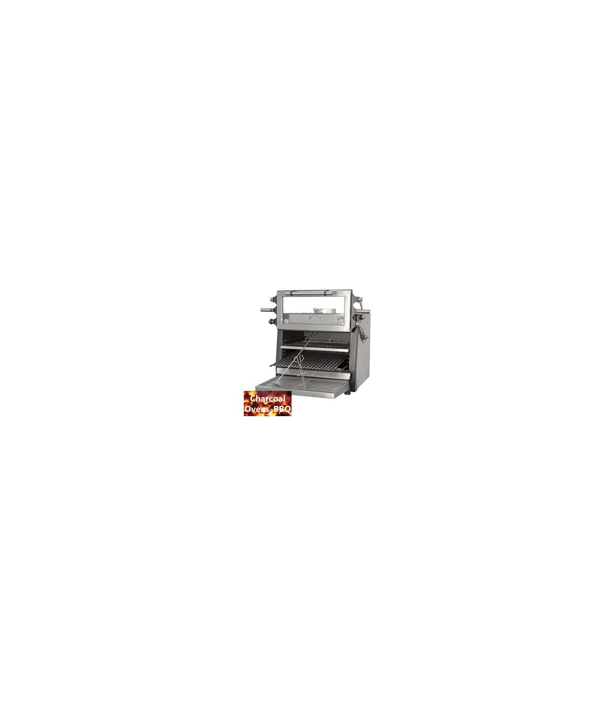 FOUR-BBQ A CHARBON GN1/1 (60 KG/H)/INOX DIAMOND dans BARBECUE