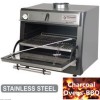 FOUR-BBQ A CHARBON GN 1/1 (60 KG/H)/INOX DIAMOND dans BARBECUE