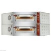 FOUR ELECTRIQUE ANGLE 2 CH. 2X 8 PIZZAS Ø350MM DIAMOND dans FOUR PIZZA