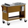 CHARIOT EN BOIS BAC BAIN MARIE 3XGN1/1 DIAMOND dans BUFFET BAIN MARIE