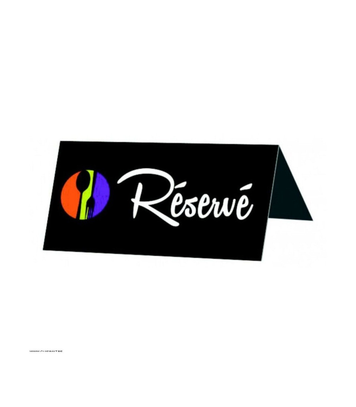 CHEVALET TABLE 8X4CM FUNNY COLOR RESERVE 10 PIECES BEQUET dans SUPPORTS DE PRESENTATION