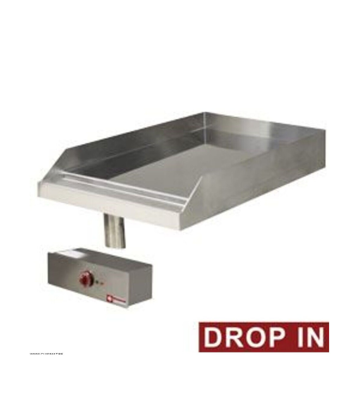 PLAQUE DE CUISSON ELECTRIQUE LISSE CHROMEE 40CM 400V DIAMOND dans EQUIPEMENTS ENCASTRABLES