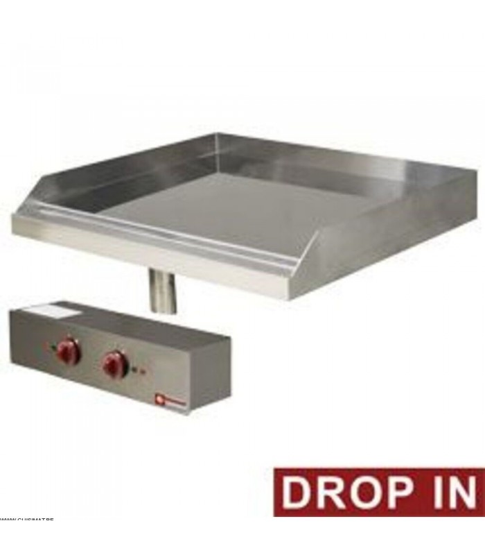 PLAQUE DE CUISSON ELECTRIQUE LISSE CHROMEE 70CM 400V DIAMOND dans EQUIPEMENTS ENCASTRABLES