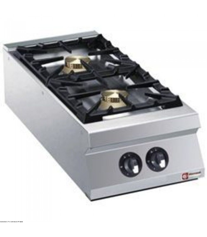 CUISINIERE 2 FEUX VIFS GAZ -TOP-  POWER  MAXIMA 2200 DIAMOND dans GAZ