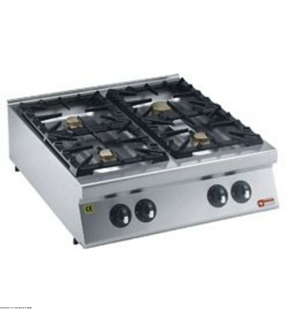 CUISINIERE 4 FEUX VIFS GAZ -TOP- POWER MAXIMA 2200 DIAMOND dans GAZ