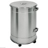 POUBELLE ETANCHE INOX 105LT SUR ROUES DIAMOND dans POUBELLES