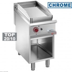 GRILLADE FRY TOP GAZ+PLAQUE CHROME DURE DIAMOND dans GRILLADE ET PLANCHA