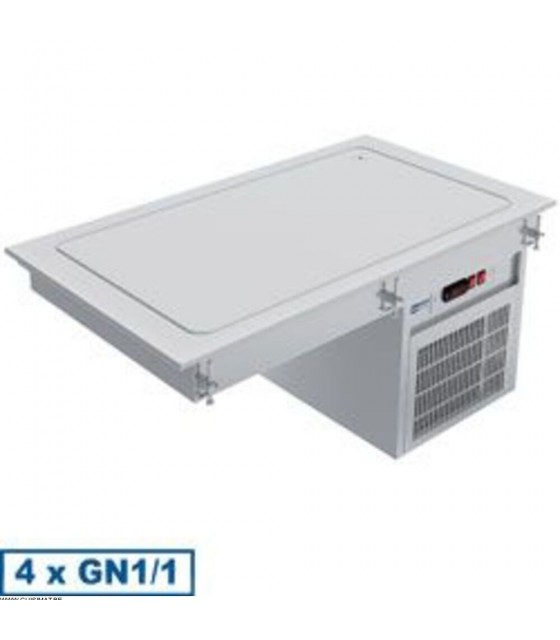 ELEMENT TOP REFRIGERE 4 GN 1/1 DIAMOND dans ENCASTRABLE