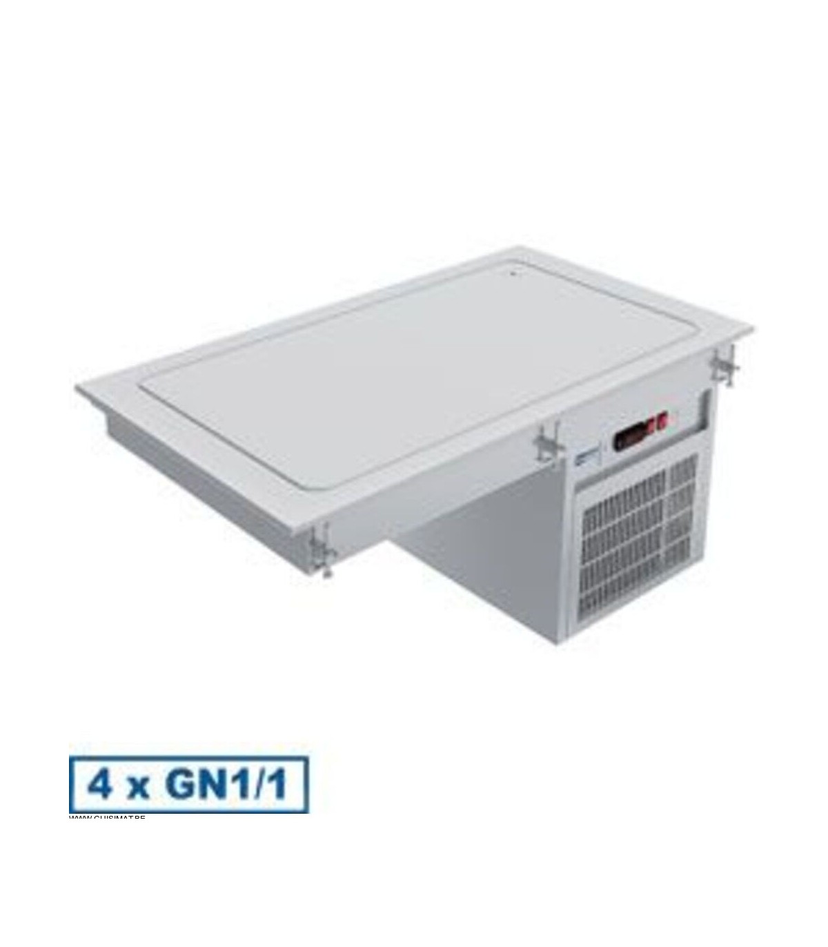 ELEMENT TOP REFRIGERE 4 GN 1/1 DIAMOND dans ENCASTRABLE