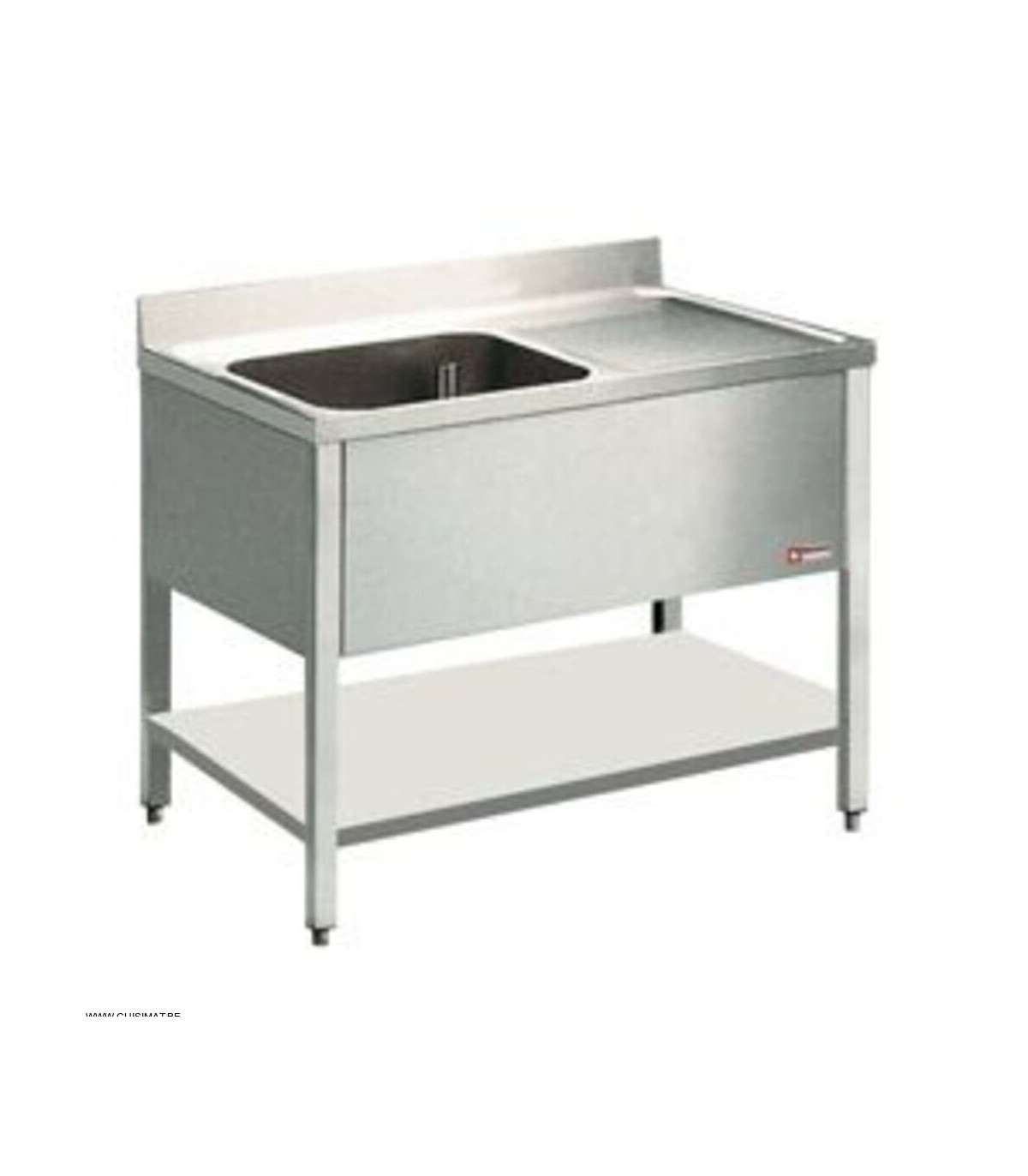 EOL  PLONGE 1 CUVE + 1 EGOUTTOIR DROIT 140CM AVEC SOUS TABLETTE DIAMOND dans EVIERS ET PLONGES