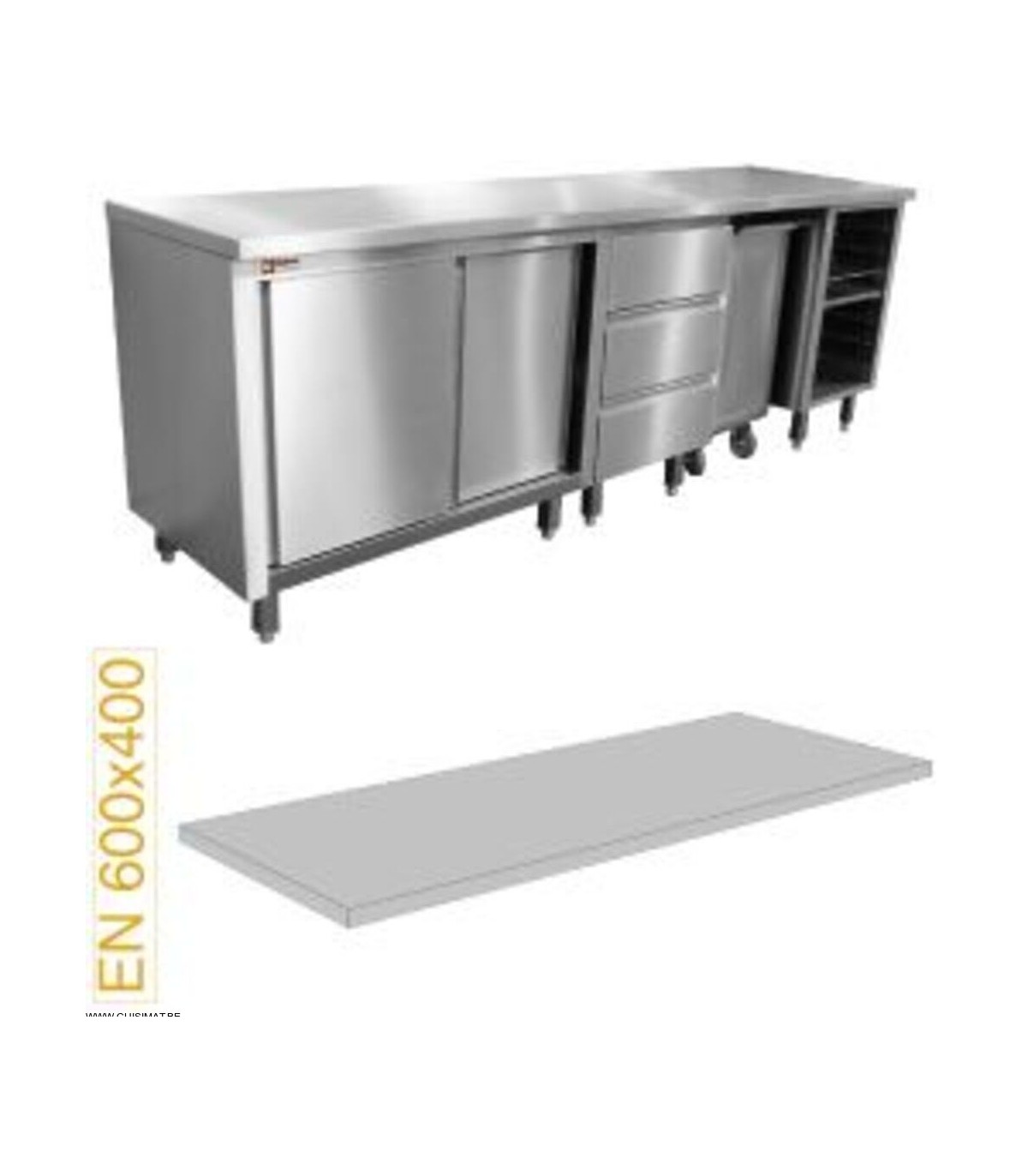 MODULE PATISSERIE TOP1000 INOX 15/10 100*70*H40MM DIAMOND dans DIAMOND