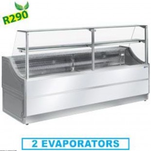 COMPTOIRS VITRINES REFRIGEREES AVEC RESERVE 150CM DIAMOND dans COMPTOIR